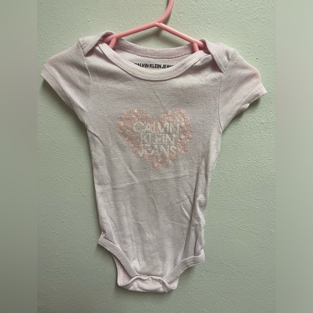 Calvin Klein Jeans 3 piece onesie set!